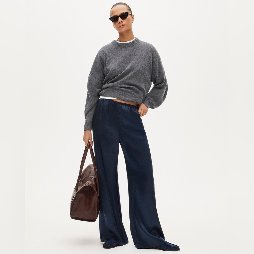 J Crew Petite Cosmo pant in luster charmeuse CN715